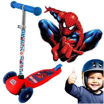 HULAJNOGA TRÓJKOŁOWA DLA DZIECI SPIDERMAN 18m+