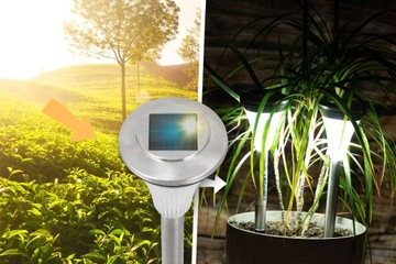 Солнечная садовая лампа 6x светодиодная встраиваемая лампа ФОНАРЬ для сада