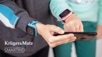 УМНЫЕ ЧАСЫ KRUGER MATZ ДЛЯ ДЕВОЧЕК GPS РОЗОВЫЕ