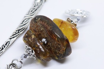 ZAKŁADKA DO KSIĄŻKI unikat BURSZTYN drzewo życia