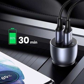 АВТОМОБИЛЬНОЕ ЗАРЯДНОЕ УСТРОЙСТВО UGREEN FAST 2x USB 36 Вт QC ДЛЯ АВТОМОБИЛЯ
