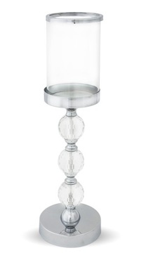 МЕТАЛЛИЧЕСКИЙ СТЕКЛЯННЫЙ ПОДСВЕЧНИК ГЛАМУРНЫЙ УКРАШЕНИЕ