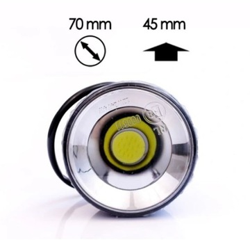 Круглые СВЕТОДИОДНЫЕ ДНЕВНЫЕ ХОДОВЫЕ ФОНАРИ DAYTIME COB