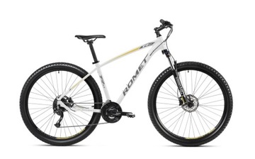 UNIWERSALNY ROWER GÓRSKI MTB 29 ROMET RAMBLER R9.3 BIAŁO-ZŁOTY 20″