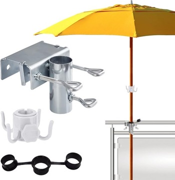 UCHWYT STOJAK MOCOWANIE NA PARASOL DO OGRODU MOCNE