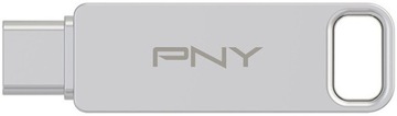 Флэш-накопитель FAST 256 ГБ PNY USB-3.2+USB-C Type-C DUO-Link DUAL 200 МБ/с