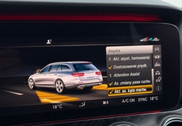 Mercedes Klasa E W213 Kombi 2.0 300d 245KM 2020 Mercedes-Benz Klasa E AMG VAT 23 ambiente el hak el klapa PANORAMA multibe, zdjęcie 21