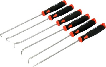 ZESTAW HAKÓW DŁUGICH Z RĘKOJEŚCIĄ 6 CZ YATO