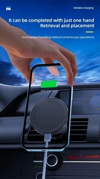 Магнитная беспроводная автомобильная подставка для зарядного устройства, держатель зарядного устройства для мобильного телефона для iPhone