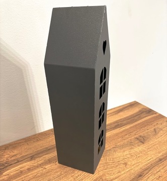 Lampon Lammon Labion Led Garden House для дома 42 см. Стальный антрацитовый фонарь