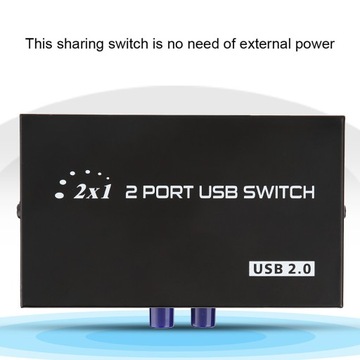 2/4-портовый USB 2.0 ручной переключатель общего доступа для сканера принтера ПК