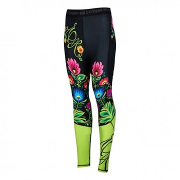 xs Legginsy sportowe damskie FOLK xs