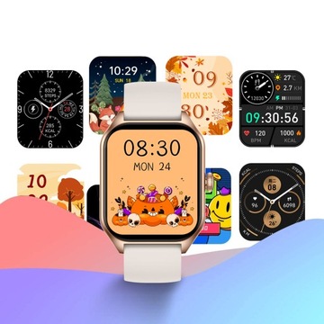 SMARTWATCH ЖЕНСКИЕ ЧАСЫ ПОЛЬСКОЕ МЕНЮ СПОРТИВНЫЙ ЗВОНОК ЧСС SMART WATCH PL