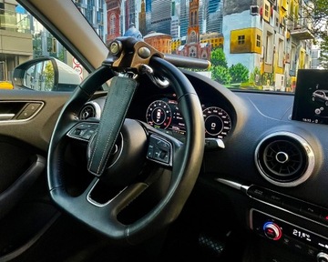 ПРОТИВОУГОННЫЙ АВТОМОБИЛЬНЫЙ ЗАМОК НА РУЛЕ