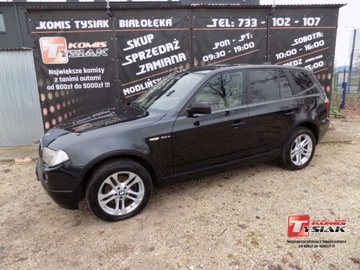 BMW X3 E83 2008 BMW X3 BIALOLEKA 2.0 T.Diesel (177 KM), 2008r. prod. KOMIS TYSIAK