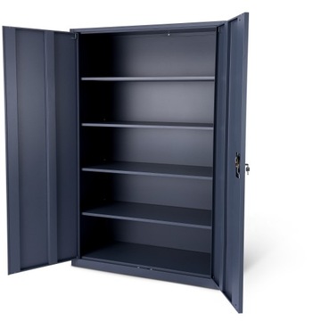 Металлический офисный шкаф для документов, Шкаф для мастерской для гаража, запираемый для папок