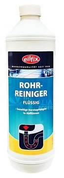 Żel do udrażniania rur, zatkanych odpływów Eilfix Rohrreiniger 1L- 1,5 kg