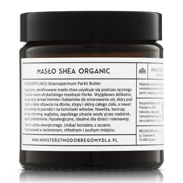 Organiczne masło shea 75g Ministerstwo DM