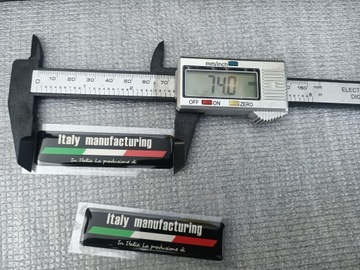 Naklejka Italy Manufacturing Alfa Romeo Abarth