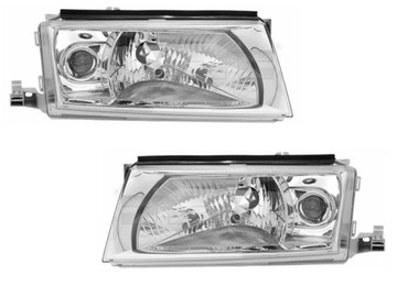 REFLEKTORY L+P SKODA OCTAVIA I 2001- Z HALOGENEM