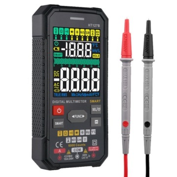 ЦИФРОВОЙ УНИВЕРСАЛЬНЫЙ МУЛЬТИМЕТР TRUE RMS NCV ТЕРМОПАРА КАБЕЛИ КЕЙС БАТАРЕИ