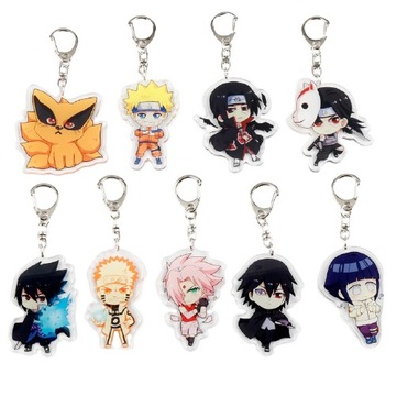BRELOK BRELOCZEK DO KLUCZY NARUTO ITACHI HINATA