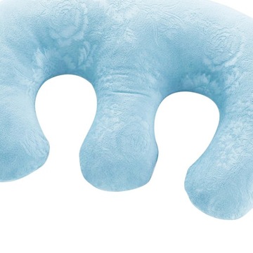 Мягкая съемная подушка для груди, массажная подушка для груди, женственная, синяя