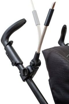 Зонт от солнца универсальный для коляски, УФ-фильтр 50, льняной меланж PL