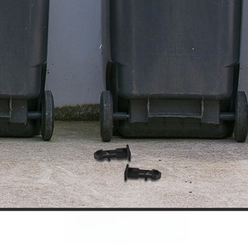 ЗАЩЕЛКИ ДЛЯ МУСОРНЫХ КРЫШЕК ПЛАСТИКОВЫЕ КОЛЕСА ДЛЯ МУСОРНОГО БАНКА