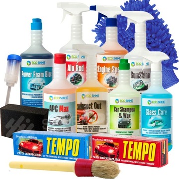 ECO SHINE duży zestaw kosmetyków do auta GRATIS!!!