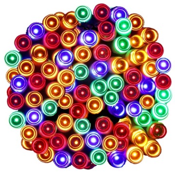 Рождественские елочные гирлянды 100 светодиодов МНОГОЦВЕТНЫЕ НАРУЖНЫЕ