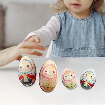 4 шт. Жестяная коробка для пасхальных яиц Пушка