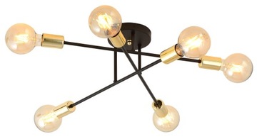 LAMPA SUFITOWA PLAFON ŻYRANDOL LOFT EDISON LED