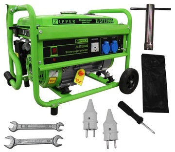 Agregat generator prądu 2x230V 4kW AVR ZIPPER