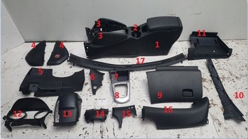 LIŠTA MŘÍŽKA KONZOLA QASHQAI 2 II J11