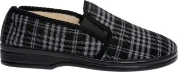 ТЁПЛЫЕ ТАПОЧКИ, ТЕННИСНЫЕ ОБУВИ, клетчатые-m-cz-09 45