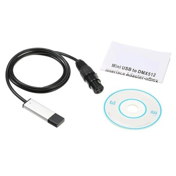 Адаптер интерфейса USB-DMX512 для ПК длиной 3,48 фута