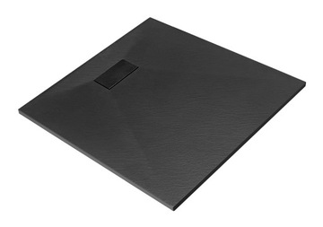 Brodzik prysznicowy VEXO 80x80 czarny SLIM 3 Besco