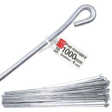 Pręt drut mocujący z oczkiem L 100cm płyta GK 50sz