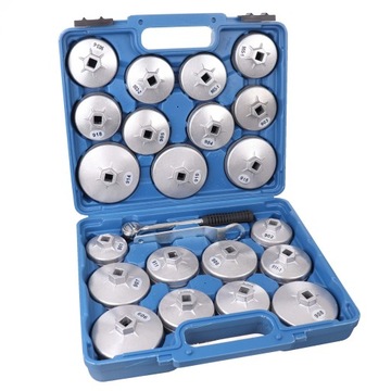 Торцевые ключи ГОЛОВКИ для откручивания масляных фильтров НАБОР из 23 элементов