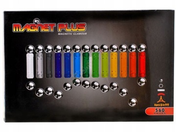 МАГНИТНЫЕ БЛОКИ STRONG MAGNASTIX 560 шт + ДОСКА