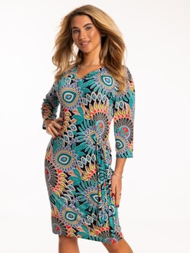 Элегантное стильное гибкое женское платье разных размеров ПОЛЬСКИЙ ПРОДУКТ