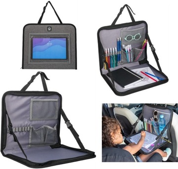 Dooky Tacka podróżna stolik na tylne siedzenie 2w1 miejsce na tablet