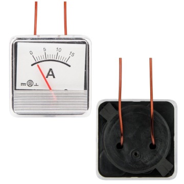 MIERNIK ANALOGOWY AMPEROMIERZ 15A DC POLSKI