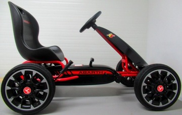 GOKART G6 ABARTH С ПЕДАЛЬЮ, КОЛЕСА ИЗ ПЕНЫ ЭВА, ТОРМОЗ