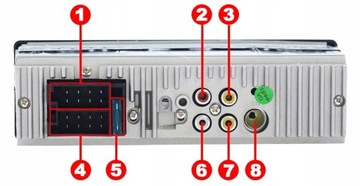 АВТОМОБИЛЬНЫЙ РАДИО1DIN 4,1-ДЮЙМОВЫЙ ЭКРАН USB BLUETOOTH SD
