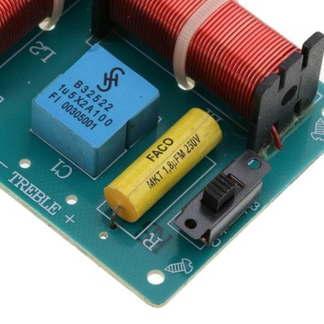 2Pieces 80W High Low 2 Way HiFi Speaker Frequency