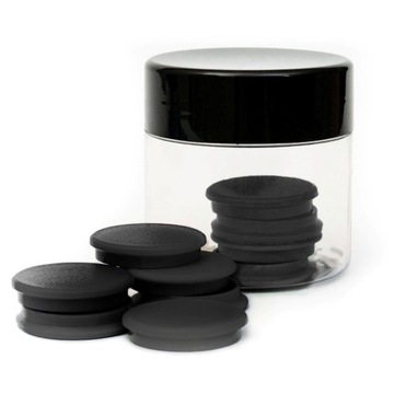 Magnesy na lodówkę do tablic okrągłe białe z magnesem 20 mm 20 szt