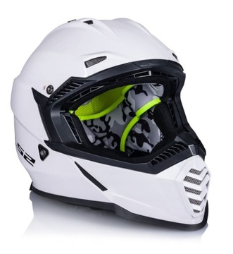 LS2 MX437 Fast Evo White XXL кроссовый шлем для эндуро