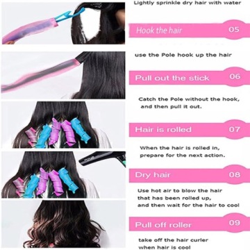 НАБОР СПИРАЛЬНЫХ ВАЛИКОВ MAGIC LEVERAG PAPILOTS CURLS Ł481